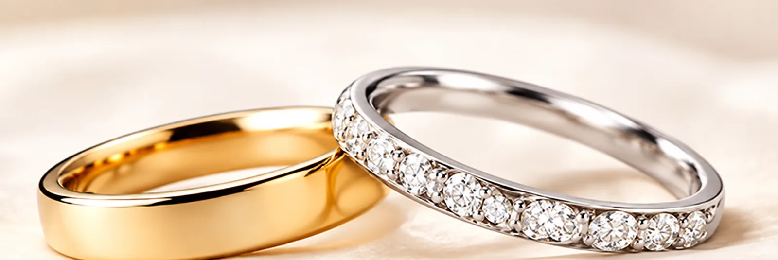 金の結婚指輪（リジュエルのジュエリーリフォーム）
